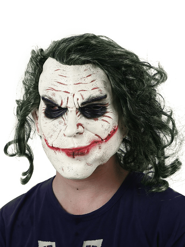 JOKER CLOWN MASK - ONE SIZE FITS MOST - CLOWN MASK